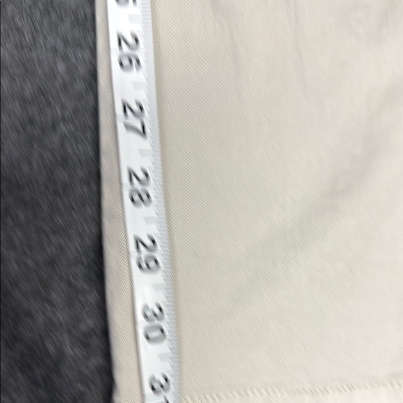 Ann Taylor Cream Chinos with Cropped Design and Cotton Blend - Picture 5 of 5